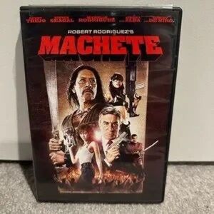 MACHETE Movie DVD — Bold Red & Black Cover